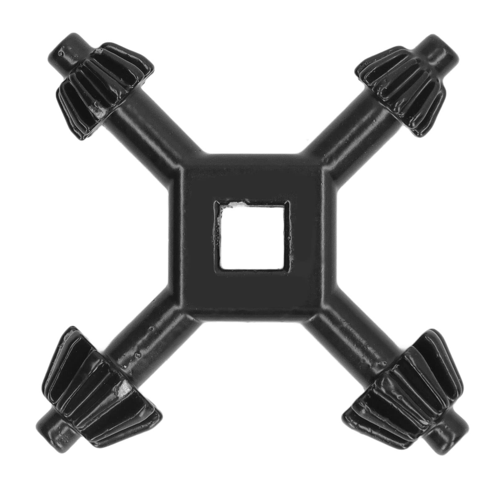 4 in 1 Drill Press Chuck Key, Hand Wrench Multifunctional Power Tool Accessories, Original Professional Master Chuck Key, Universal Key Black