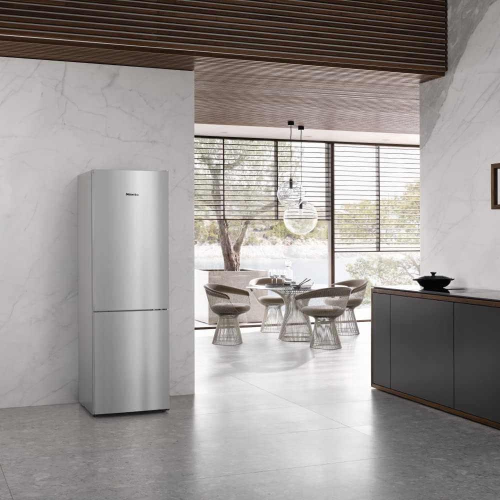 Miele KDN 4074 E Active Frigo-Congelatore a Posizionamento Libero, con No Frost, Vario Room, SuperCool e Veggie Box, Classe di Efficienza Energetica E, Acciaio Inox Miele KDN 4074 E Active Frigo-Congelatore a Posizionamento Libero, con No Frost, Vario Room, SuperCool e Veggie Box, Classe di Efficienza Energetica E, Acciaio Inox