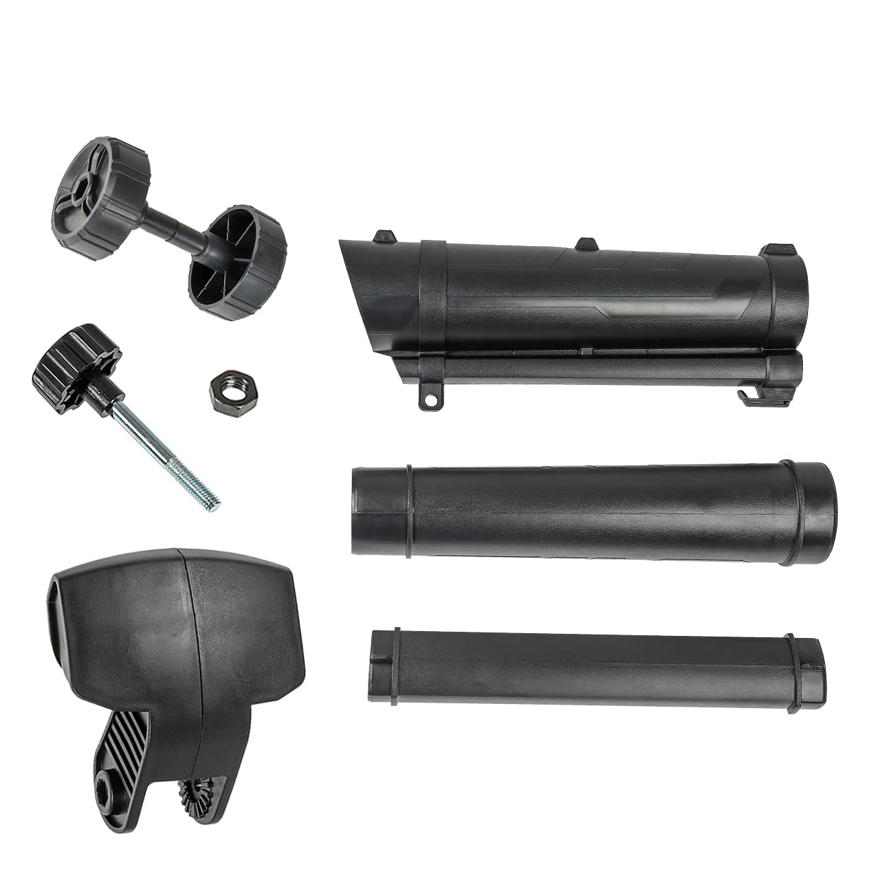 WALTER Professional Li-Ion Akku-Laubbläser und Laubsauger 40V, Blasgeschwindigkeit: 160-210 km/h, Einsaugvolumen 10,3 m³/ min, Laubsackkapazität: 45 l, geringes Gewicht von nur 3,4 kg, inkl. Tragegurt
