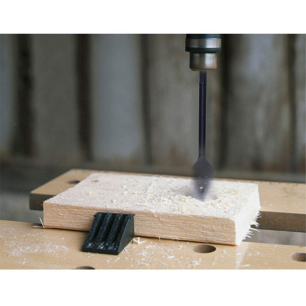 Supertool - Juego de 11 brocas planas para madera (6 mm a 32 mm)