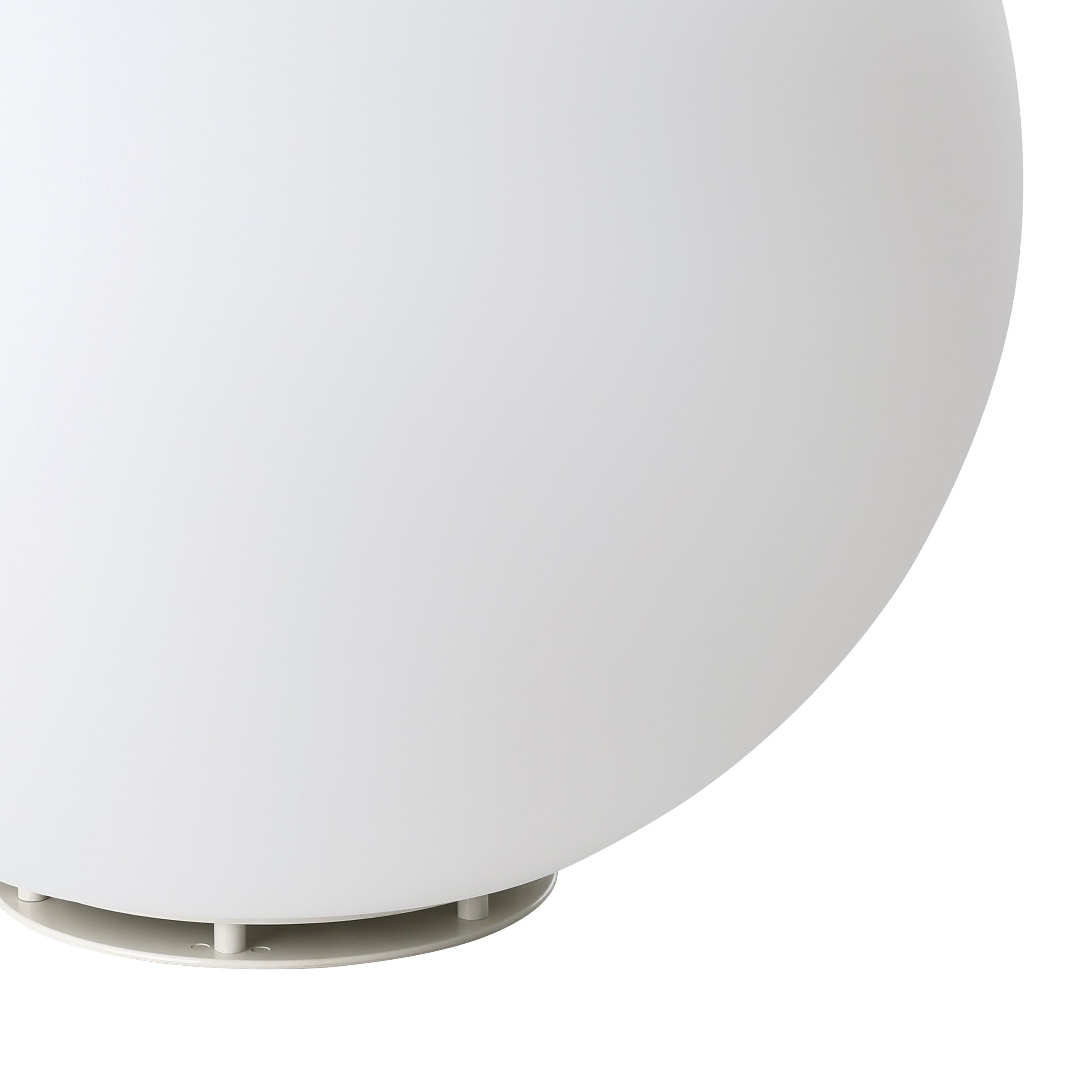 Eglo Monterolo - Sfera da giardino, 1 luce, lampada da terra, in plastica, colore: bianco, attacco E27, diametro: 50 cm, IP65