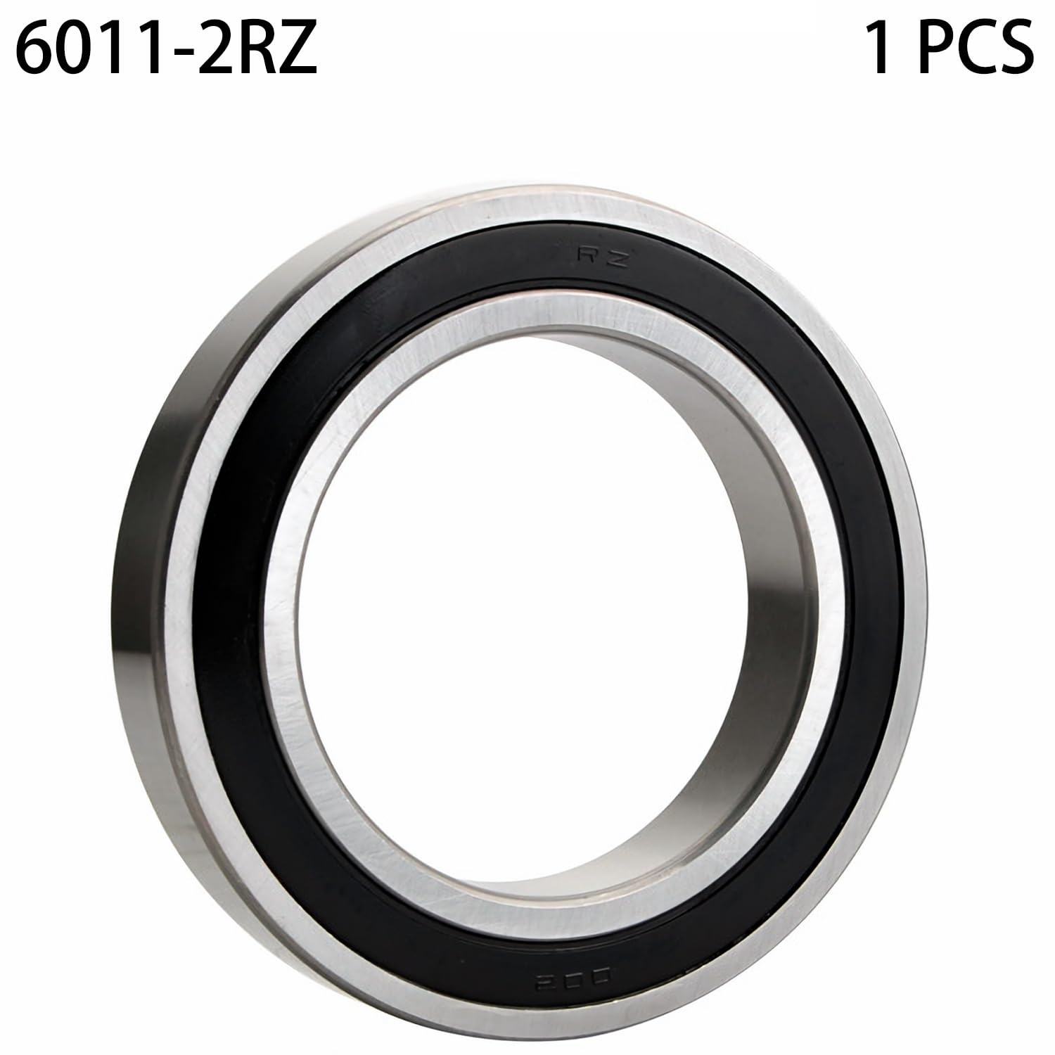 6011-2RZ Bearings, 55x90x18mm Ball Bearing 6011RZ Double Rubber