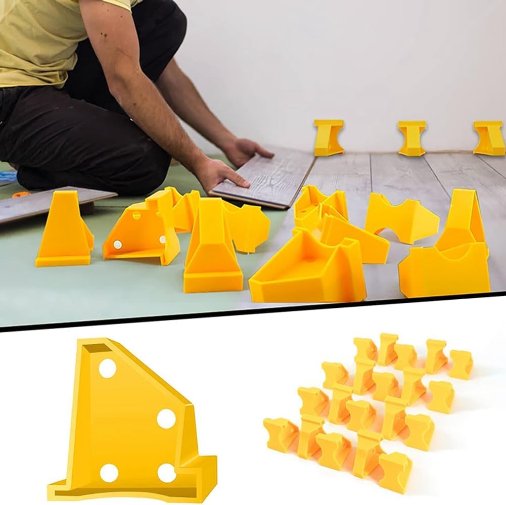 Generic 30PCS Upgrade Flooring Spacer,Wood Flooring Tools, Hardwood & Floating Floor Installation Etc,Hardwood Flooring 1/4&1/2 - (As Show)