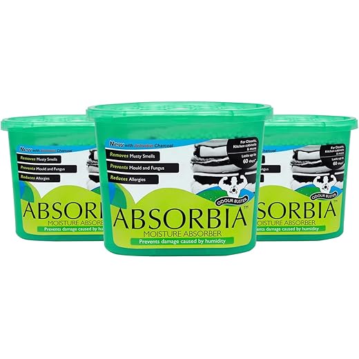 Absorbia Moisture Absorber & Odour Buster with Activated Cha