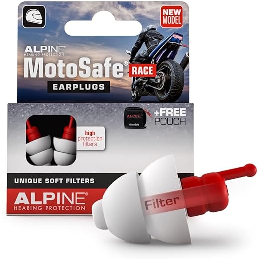 Alpine Hearing Protection Earplugs Motosafe