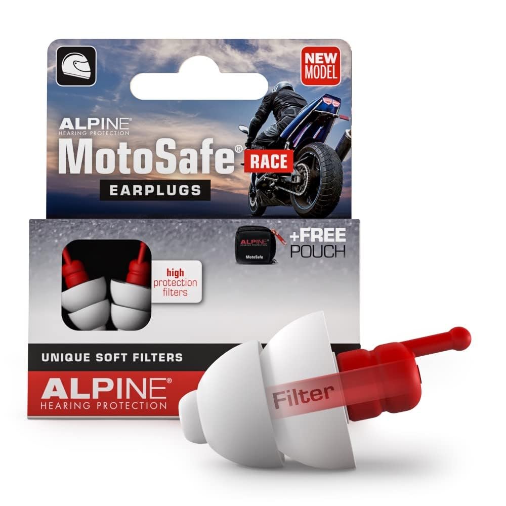 Race : Alpine Hearing Protection Earplugs Motosafe, Race