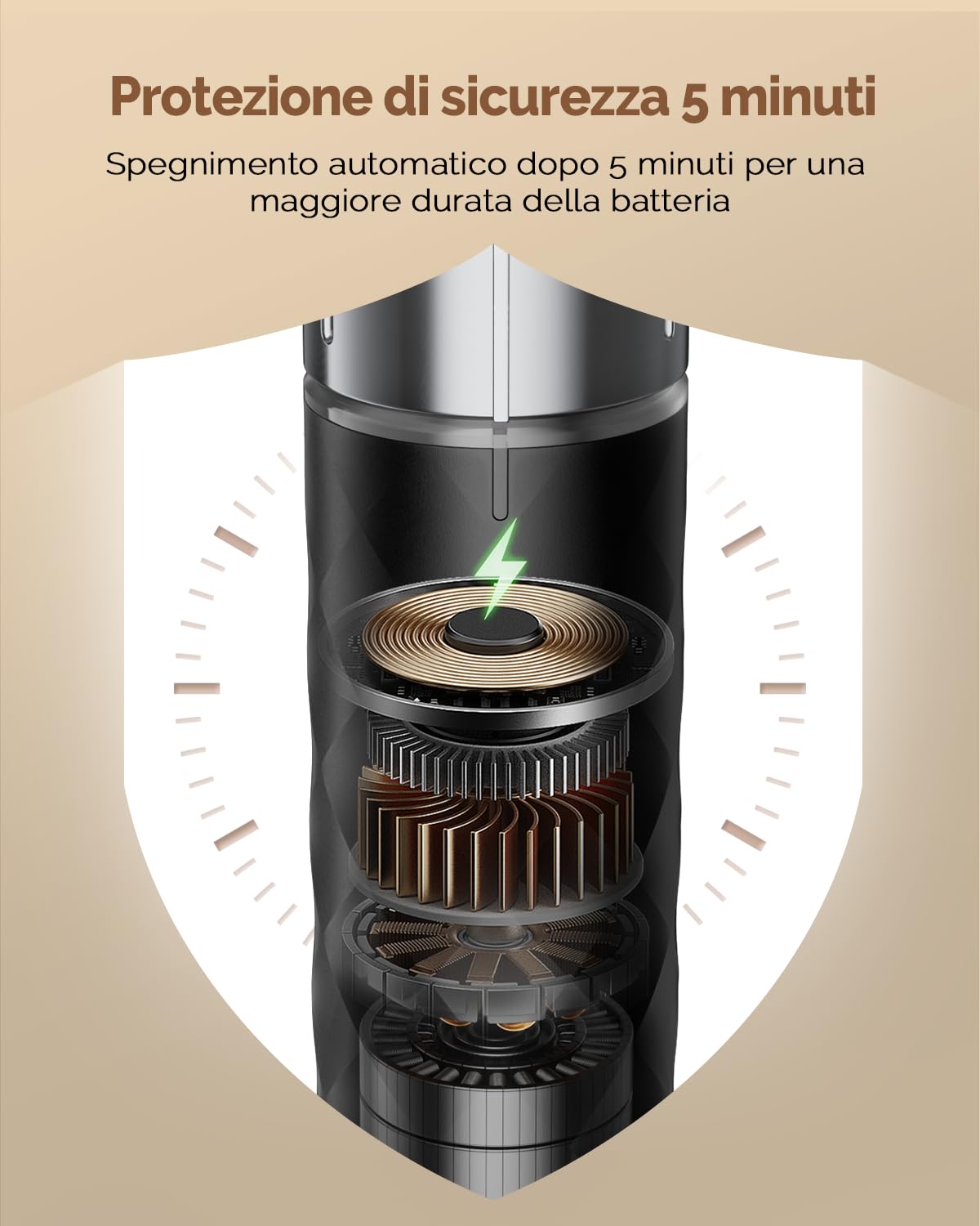 Maestri House Montalatte, Frusta elettrica con regolazione continua della velocità, Frullatore ricaricabile con frusta e supporto in acciaio inox, frullatore per bevande per matcha