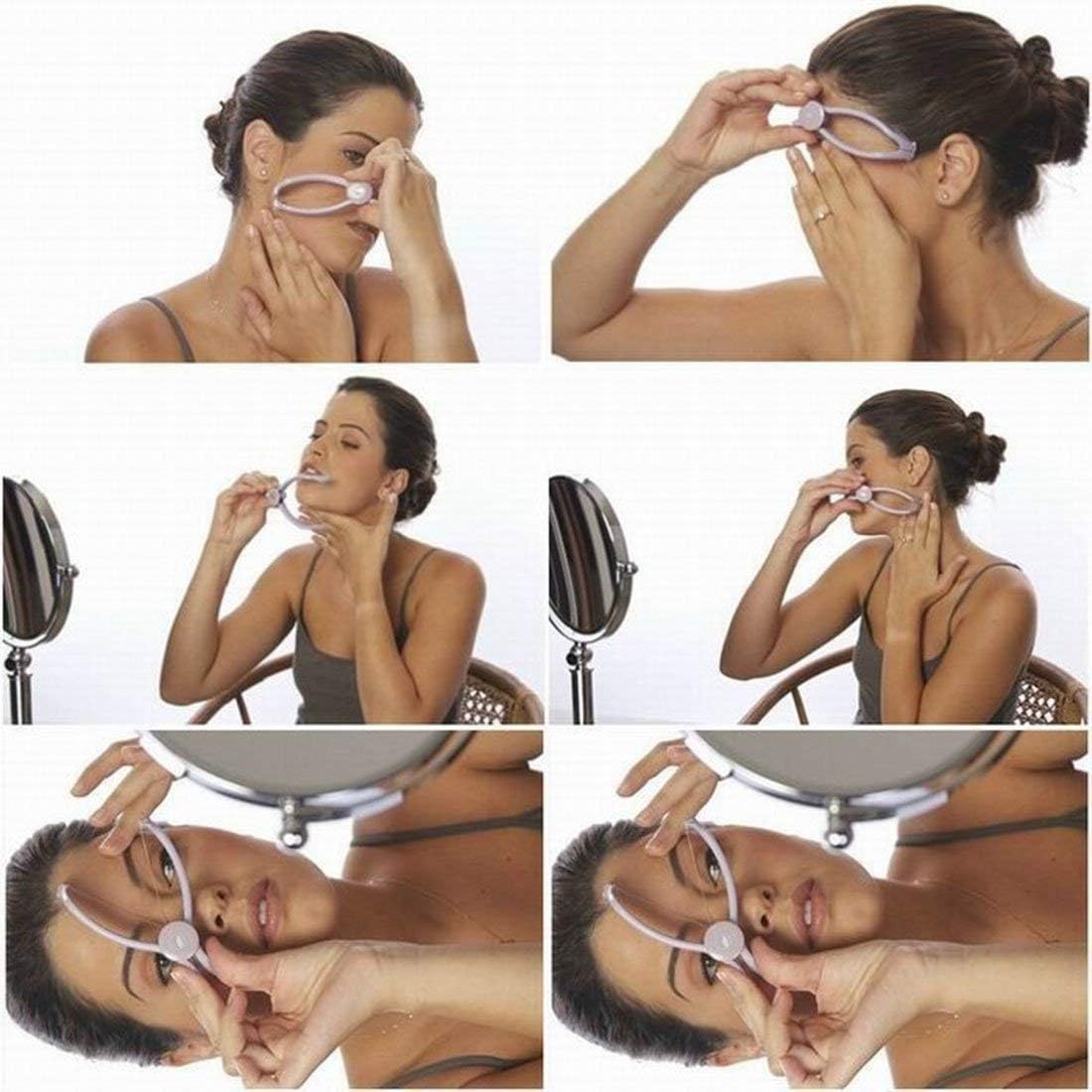 EXIFYLL threading machine for women, Women's Eyebrow Face and Body Hair Threading Tweezer Kit Used For Eyebrows Lining & Trimming, Face, Chin & Upper Lip Hair Removing Tool/machine/epilators 3