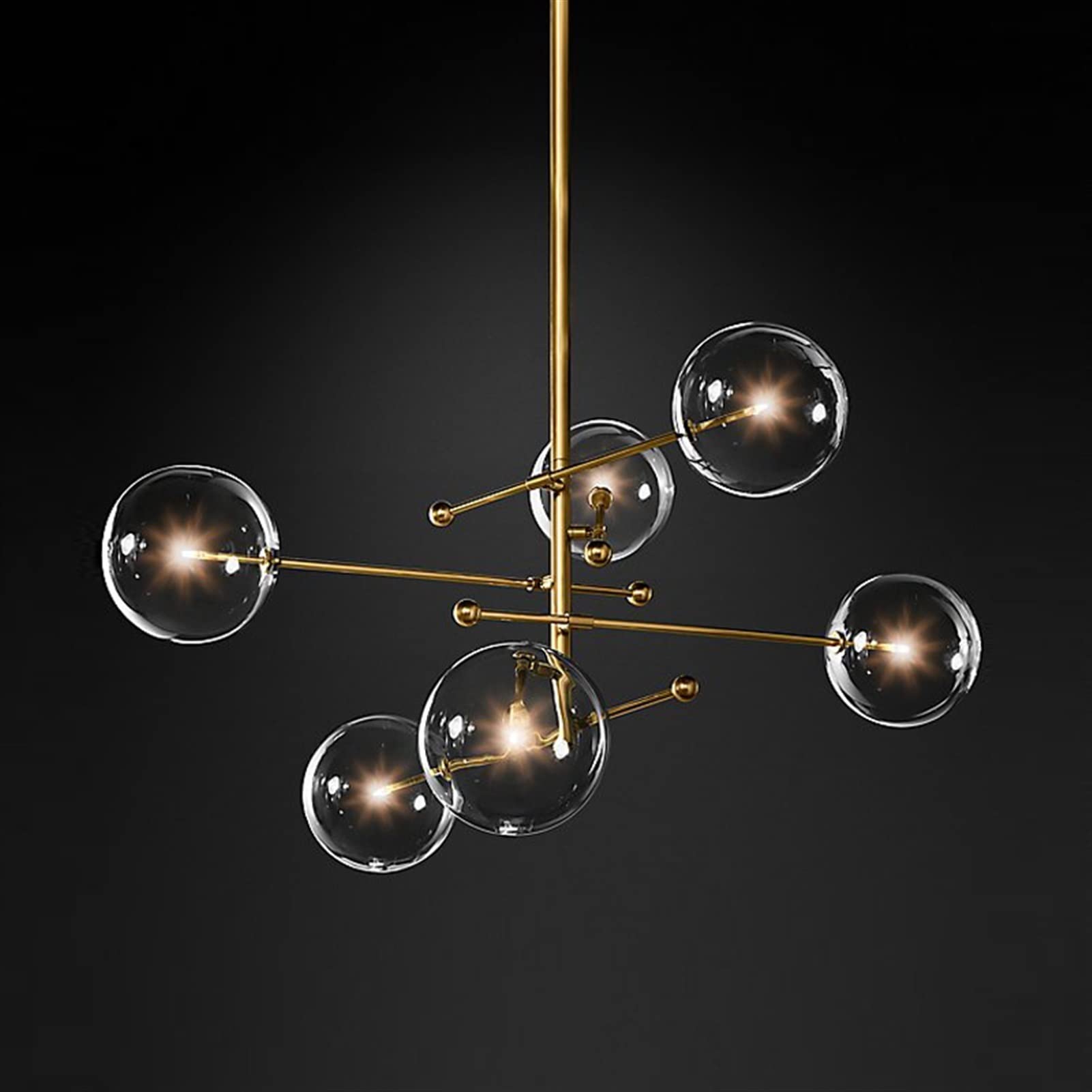 Applique murale LED moderne en cuivre doré longue bande lumineuse pour salon et chevet