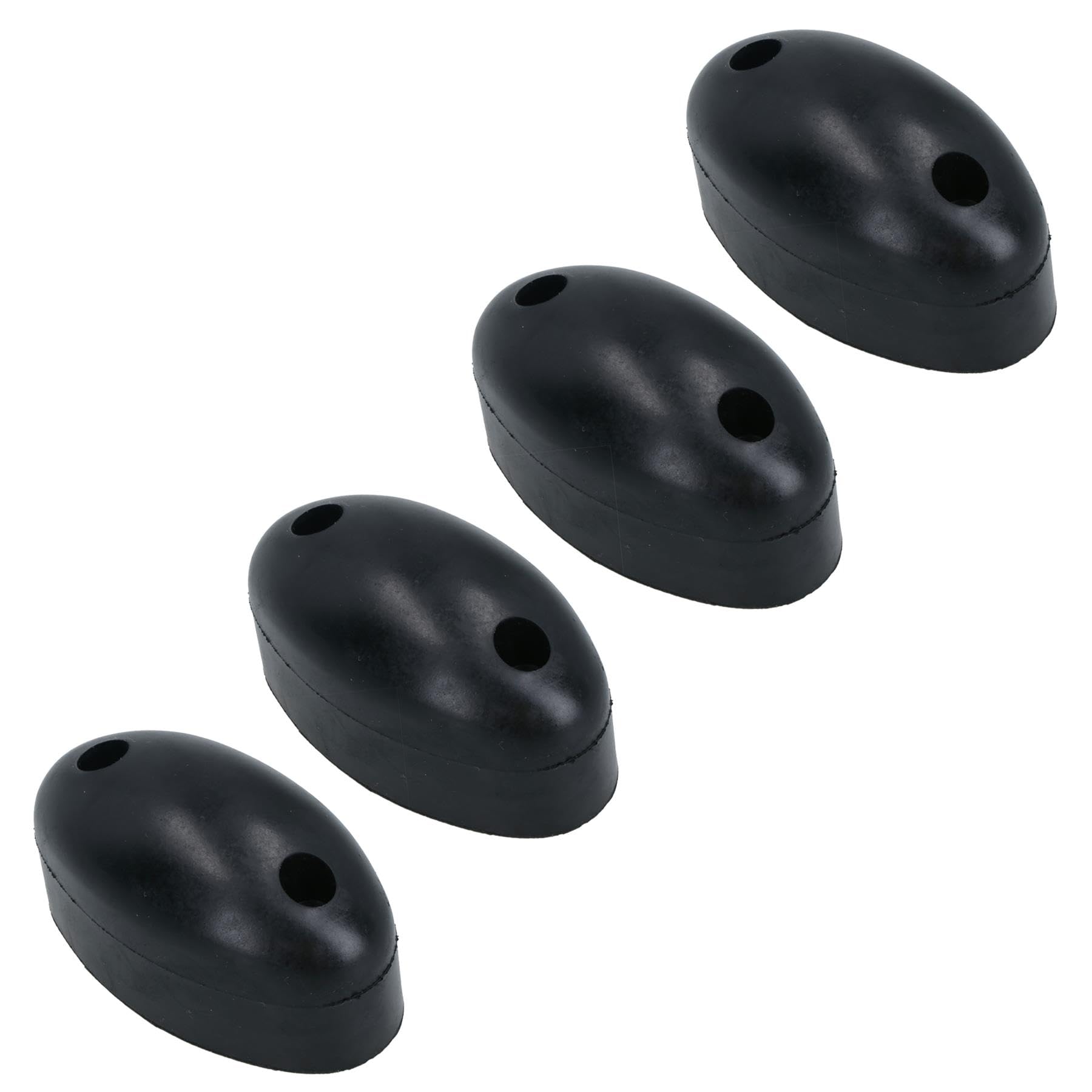 38mm Oval Rubber Buffer Bumper Pad Stop for Truck Trailers Horsebox 4pc