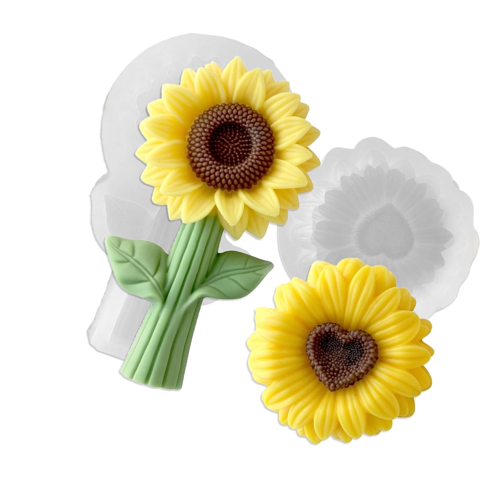 HGENAHGTF Food Safe Silicone Flower Mold for Soap Chocolate and Resin Projects Strong and Resin Craft Mold