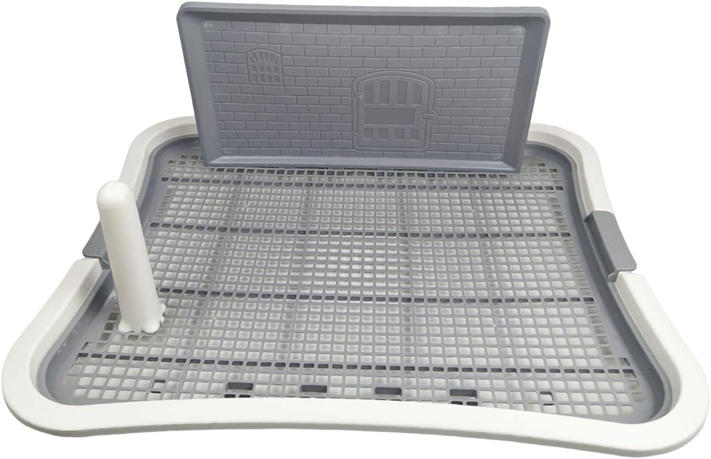 Puppy Training Pad Featuring Protection Wall, No Leaking Design for Indoor Use, White