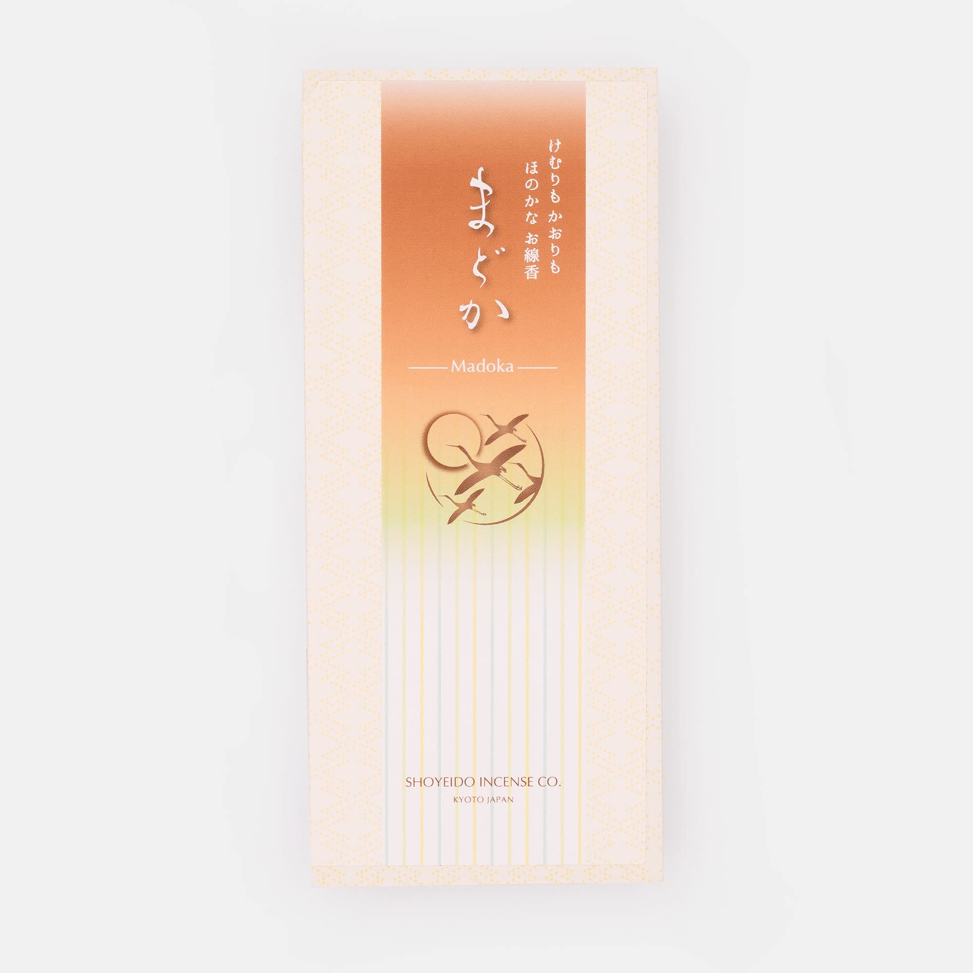 Shoyeido Madoka Chiffon Japanese Incense Low-smoke 100% Natural Frankincense, Sandalwood & Herbs - 165 Sticks in Recycled-paper Box - zen minded