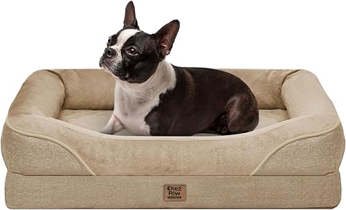 Miniatura 15 de Cama Ortopédica Lavable para Perros Grandes - Camas de Espuma Ortopédica Desmontable para Perros con Bordes Acolchados Cama Grande Impermeable para