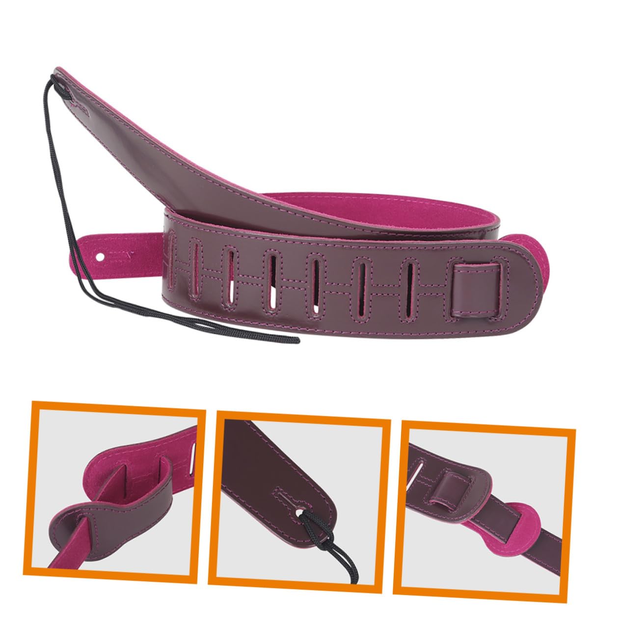 VICASKY Guitarra Bajo Correa Bajo Guitarras Guitarra Correa Para El Cuello Accesorio De Guitarra Bolso Correas Guitarra Cinturón Bajo Correa Cruzada Guitarra Cinturón De Cuero Genuino