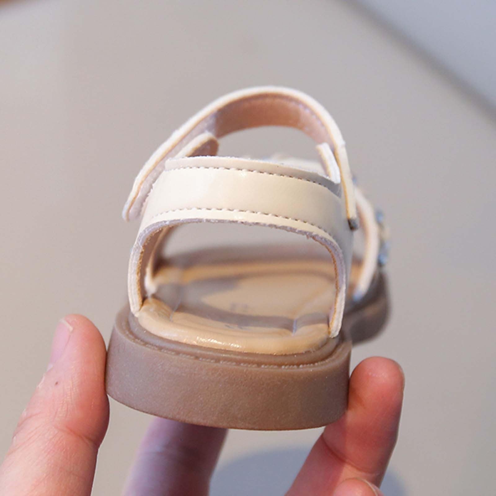 MMRTDJDR Generisch Sandalias para niñas pequeñas, cómodas Correas Ajustables, Ligeras, Transpirables, Zapatos Casuales de Verano para niñas pequeñas de 2 a 9 años al Aire Libre