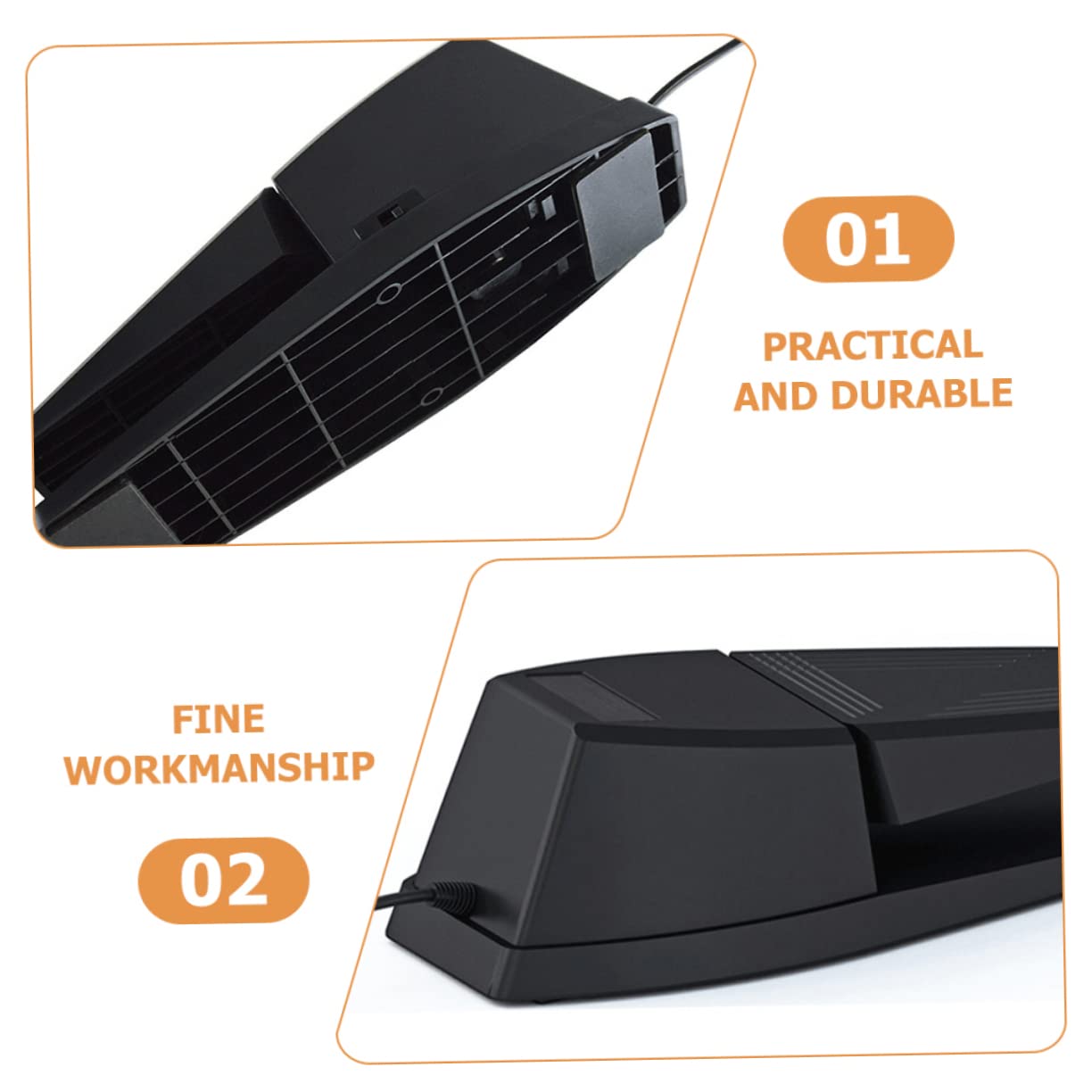 HEMOTON Pedal De Piano Eléctrico Función De Resonancia Accesorio Para Teclados Resistente y Duradero