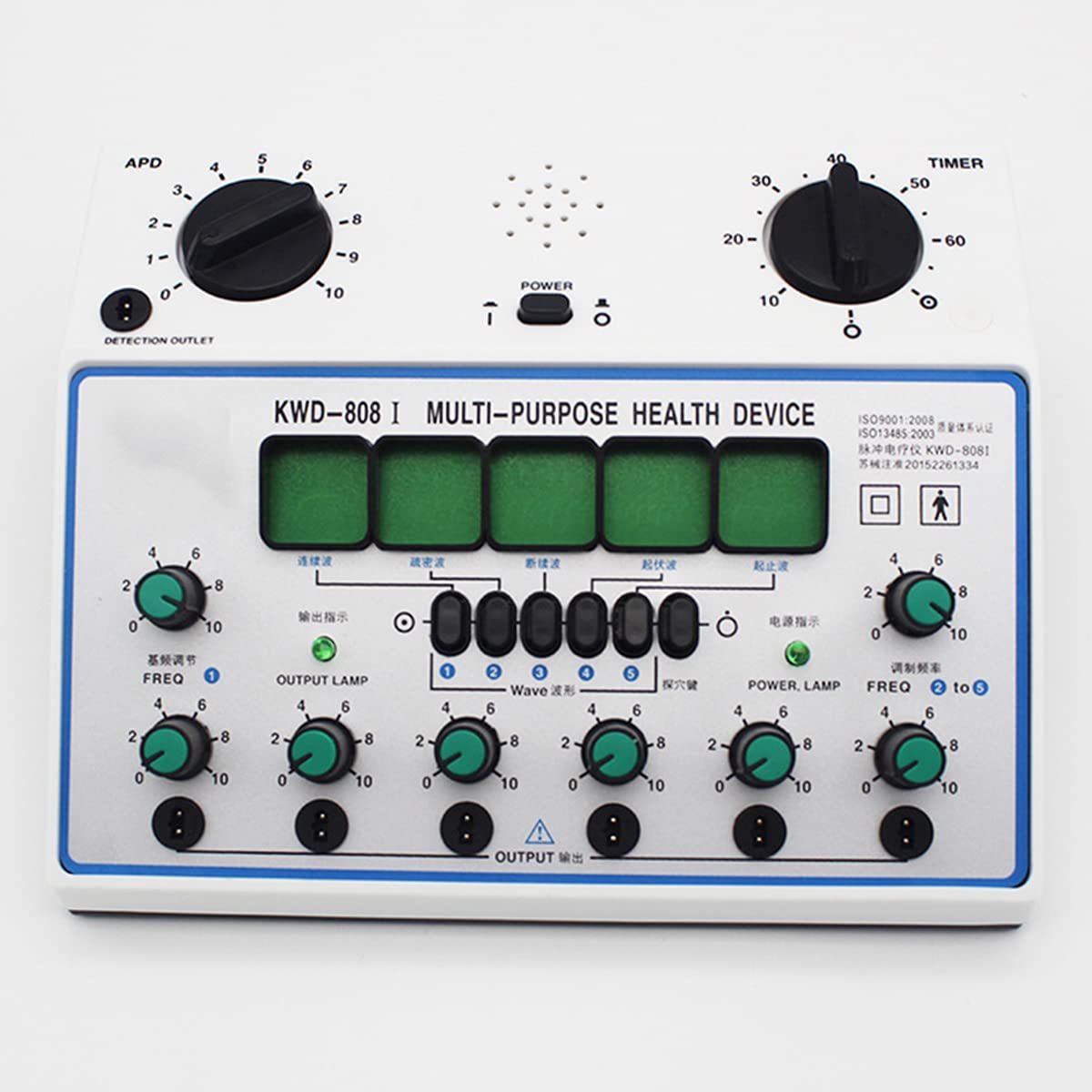 Elektryczny stymulator akupunktury, wyjście 6-kanałowe, urządzenie do masażu, zestaw do pielęgnacji maszyn, cyfrowy stymulator elektroterapii