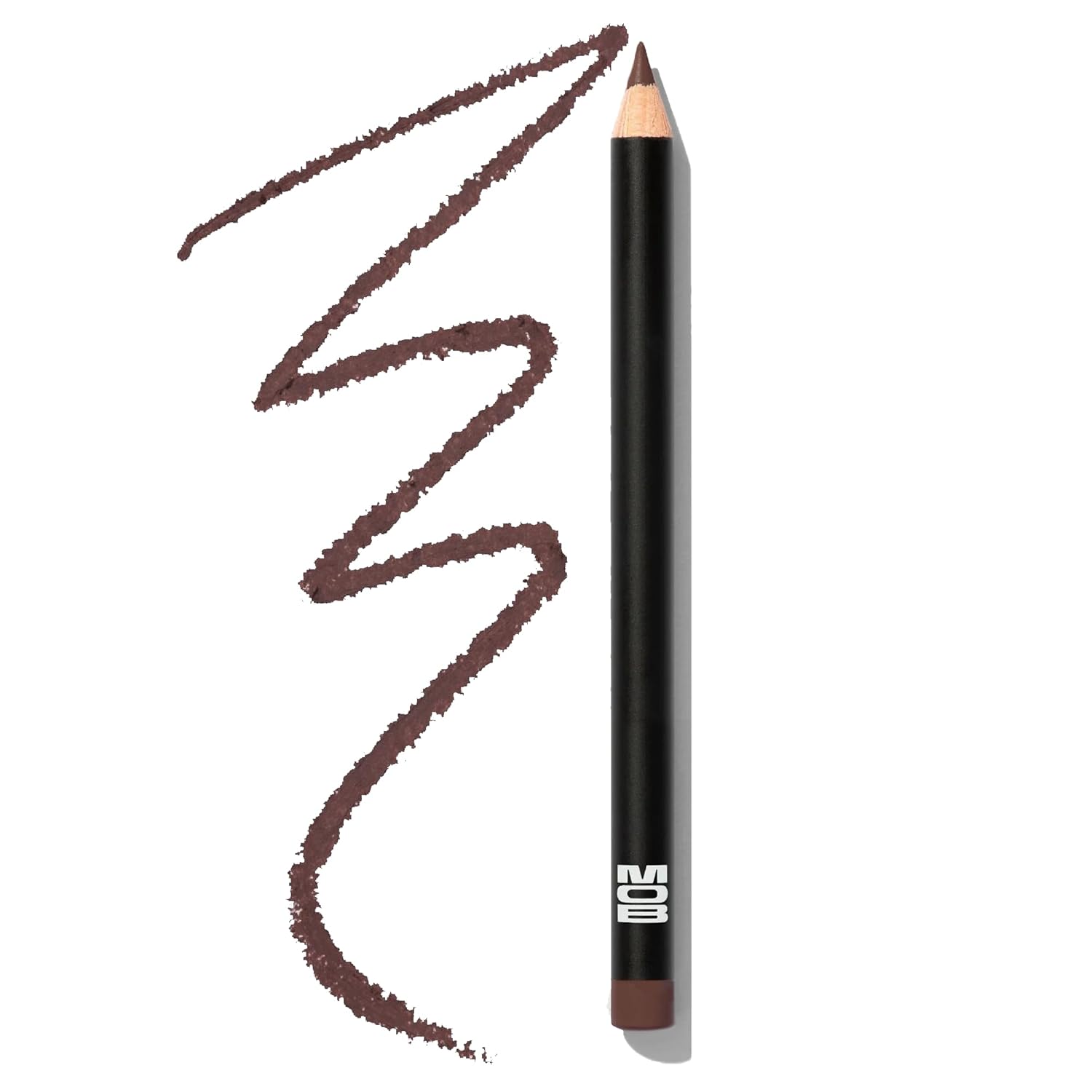 MOB Beauty Smooth Precision Waterproof Lip Liner M147 Chocolate Port – Long-Wearing, Glide-On Formula with 100% Natural Ingredients, Vegan and Cruelty-Free, Plastic-Free Formula and Packaging