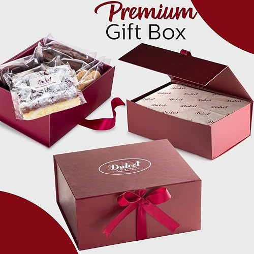 Miniatura 2 de Cesta de regalo de comidas gourmet Dulcet Deluxe que incluye surtido de brownies pastel crumble rugelach y muffins Gran idea como regalo