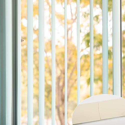 Miniatura 6 de 8 pestañas de reparación de persianas verticales de 2 pulgadas de longitud, persianas horizontales blancas, paneles de listones de repuesto,