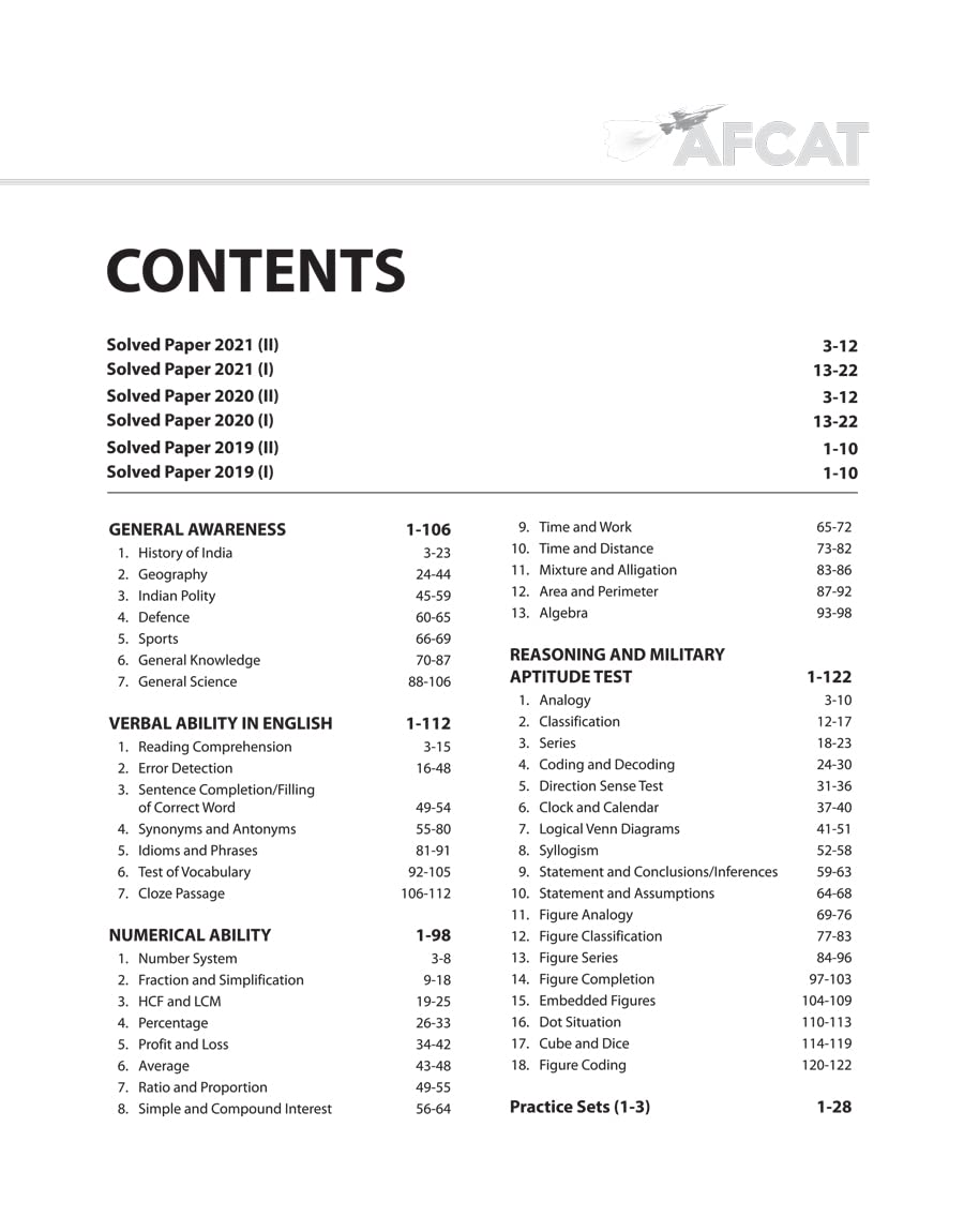 AFCAT (Flying technical & ground duty branch) 2022 (Old Edition) 1