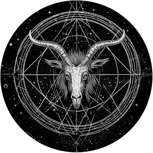 Miniatura 3 de Occult Witchy Celestial Baphomet PopSockets PopGrip intercambiables