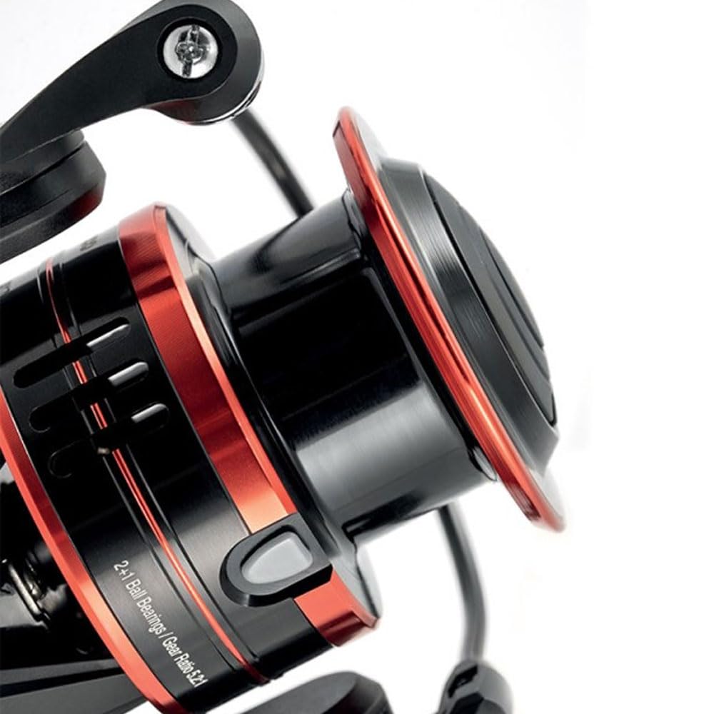 Mulinello Trabucco Mantis RTX – Frizione Posteriore, Misure 2000, 3000, 4000 – 2+1 Cuscinetti, Bobina Long Cast in Alluminio, Bobina Extra – Ideale per Spinning e Feeder