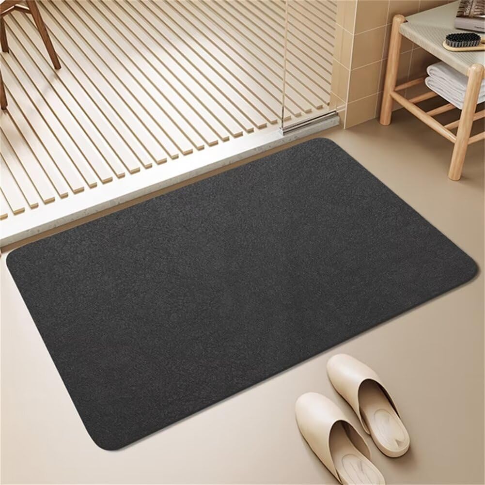 Tapis de bain diatomite antidérapant fini les sols mouillés et glissants