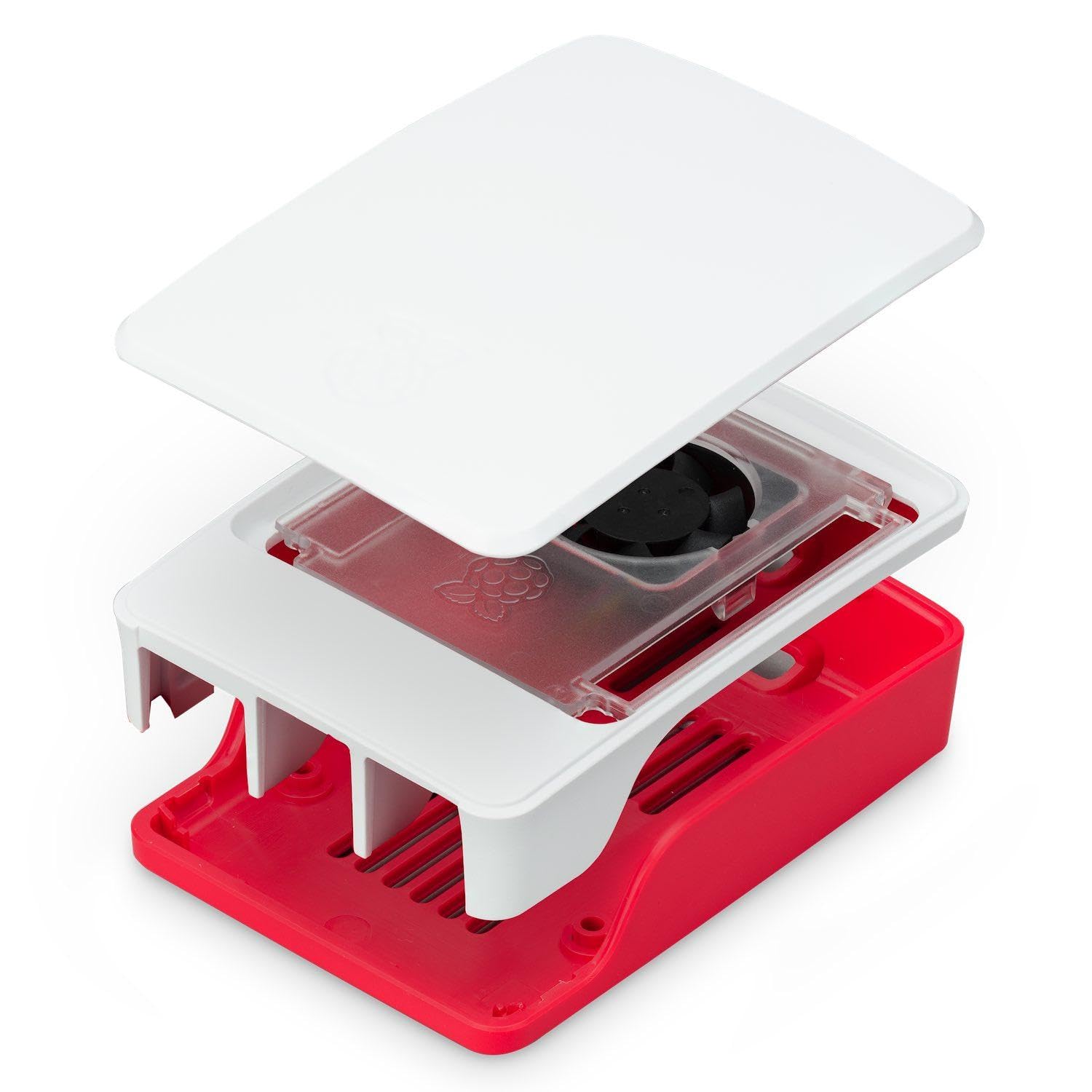 Raspberry Pi 5 8GB RAM Light Starter Kit weiß mit offiziellem Gehäuse inkl. aktivem Lüfter, 27W USB-C Netzteil, 1m Micro HDMI Kabel, Dual 4K HDMI, USB 3.0, Gigabit Ethernet, WLAN & Bluetooth 5.0