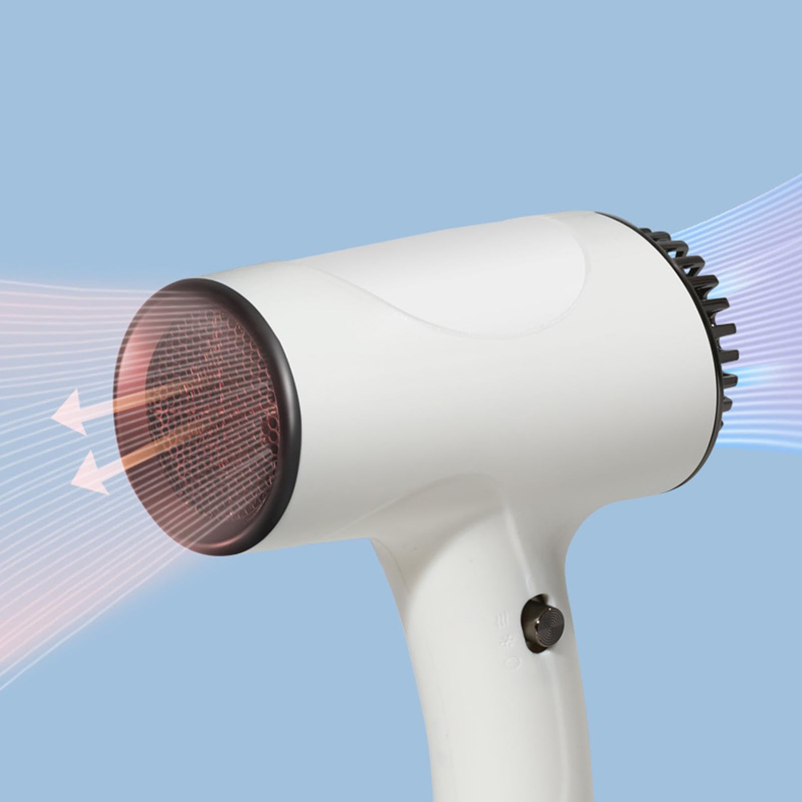 Fon Cordless, Asciugacapelli Senza Filo Ricaricabile, Asciugacapelli Senza Filo 500W Con Ricarica A Presa - A 2 Velocità Basso Rumore Con Batteria Ricaricabile | Per Uomini Donne Casa Dormitorio