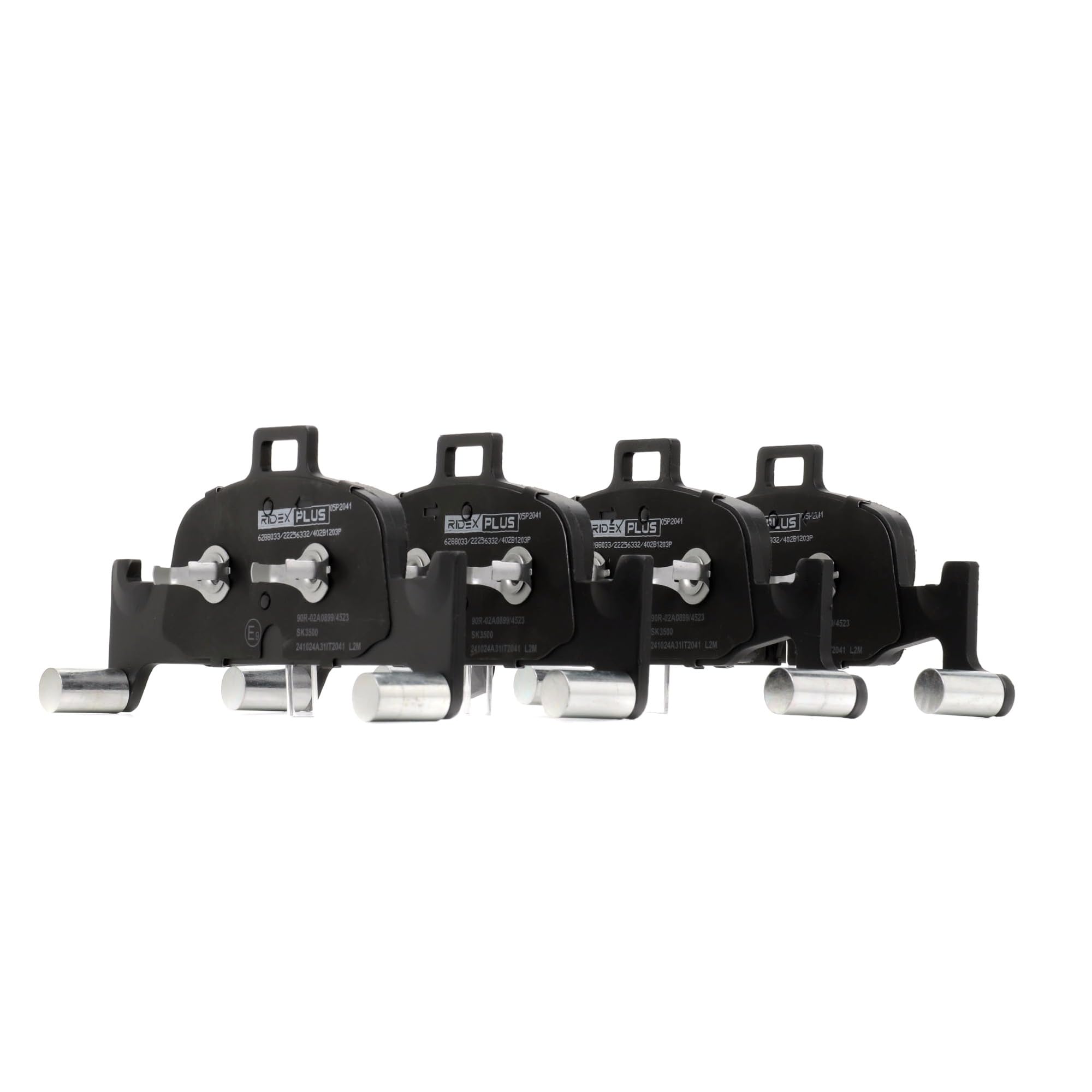 RIDEX PLUS 402B1203P Juego de pastillas de freno Delantero Compatible con AUDI A4 B9 Avant 8W5, 8WD