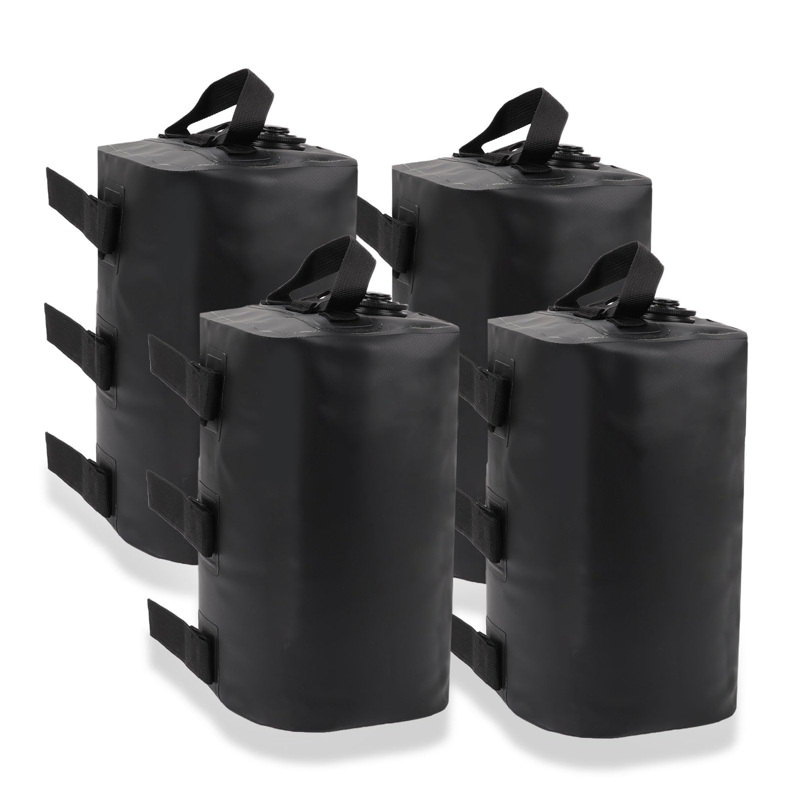 4 Pezzi Borse da Pesi per Piedi Ombrellone Gazebo, 10 L Pesi per Gazebo, Riempibili con Acqua, Zavorre ad Acqua per Gazebo Adatto per Tende Padiglioni Ombrelloni Scalette per Piscine