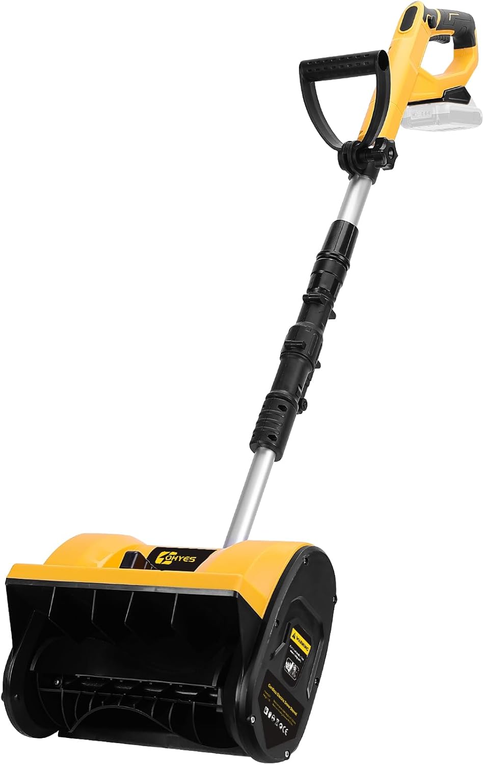 Cordless Snow Shovel Fit for DeWALT 20v Max Battery Adjustable Front Handle/Height for Driveway Clearing (Battery not Included)