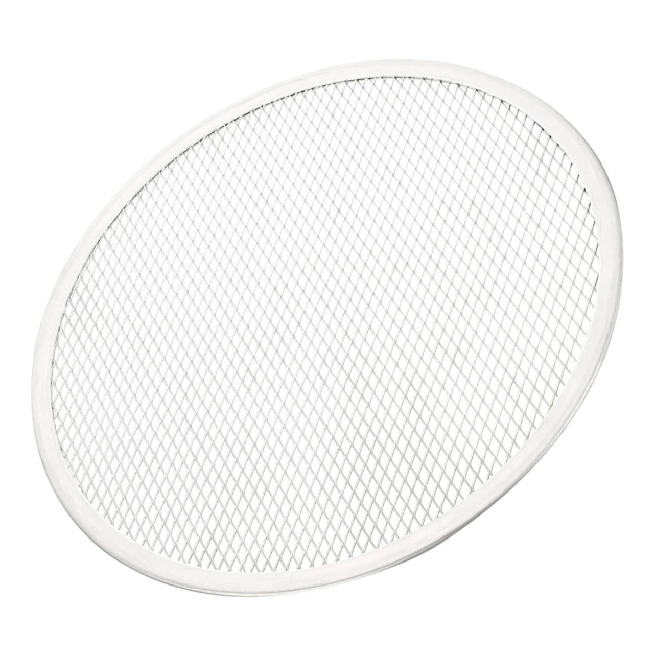 MUCKLILY Aluminum Pizza Screen Non Stick Baking Tray for Home Restaurant Use for Pizza Cakes and Pancakes Design for Effortless Serving