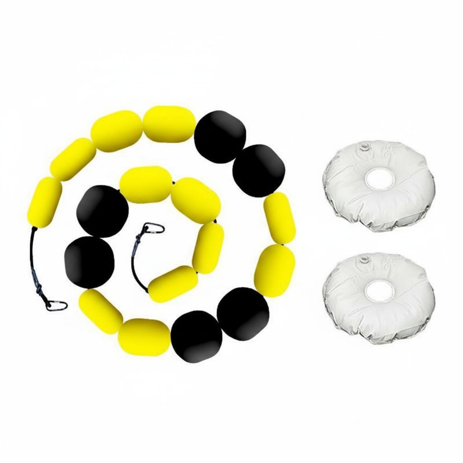 TISHITA Training Rebounder Rebotador Balón Deflector Profesional Cadena Desvíos Equipo Entrenamiento EVA Robusto y Cuerdas de Nylon CREA Rebotes Aleatorios, Amarillo, Negro, Versión Estándar