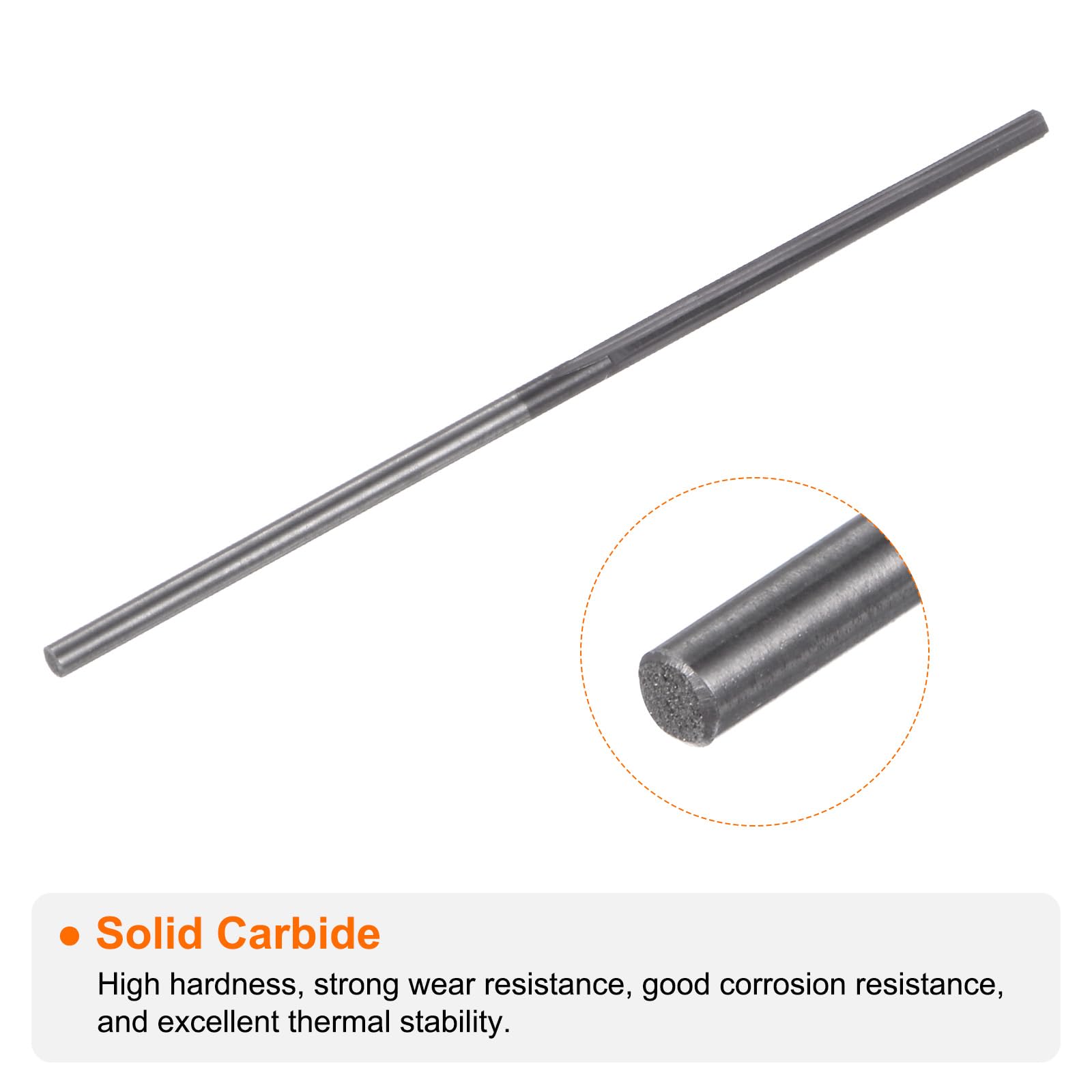 Cannelures Droites Tige Ronde Sourcing Map - Alésoir Mandrin 14,2 Mm H7 Carbure Tungstène - Fraisage Perçage Alésoir Acier Inox Aluminium Fonte Cannelures Droites Tige Ronde Sourcing Map - Alésoir Mandrin 14,2 Mm H7 Carbure Tungstène - Fraisage Perçage Alésoir Acier Inox Aluminium Fonte