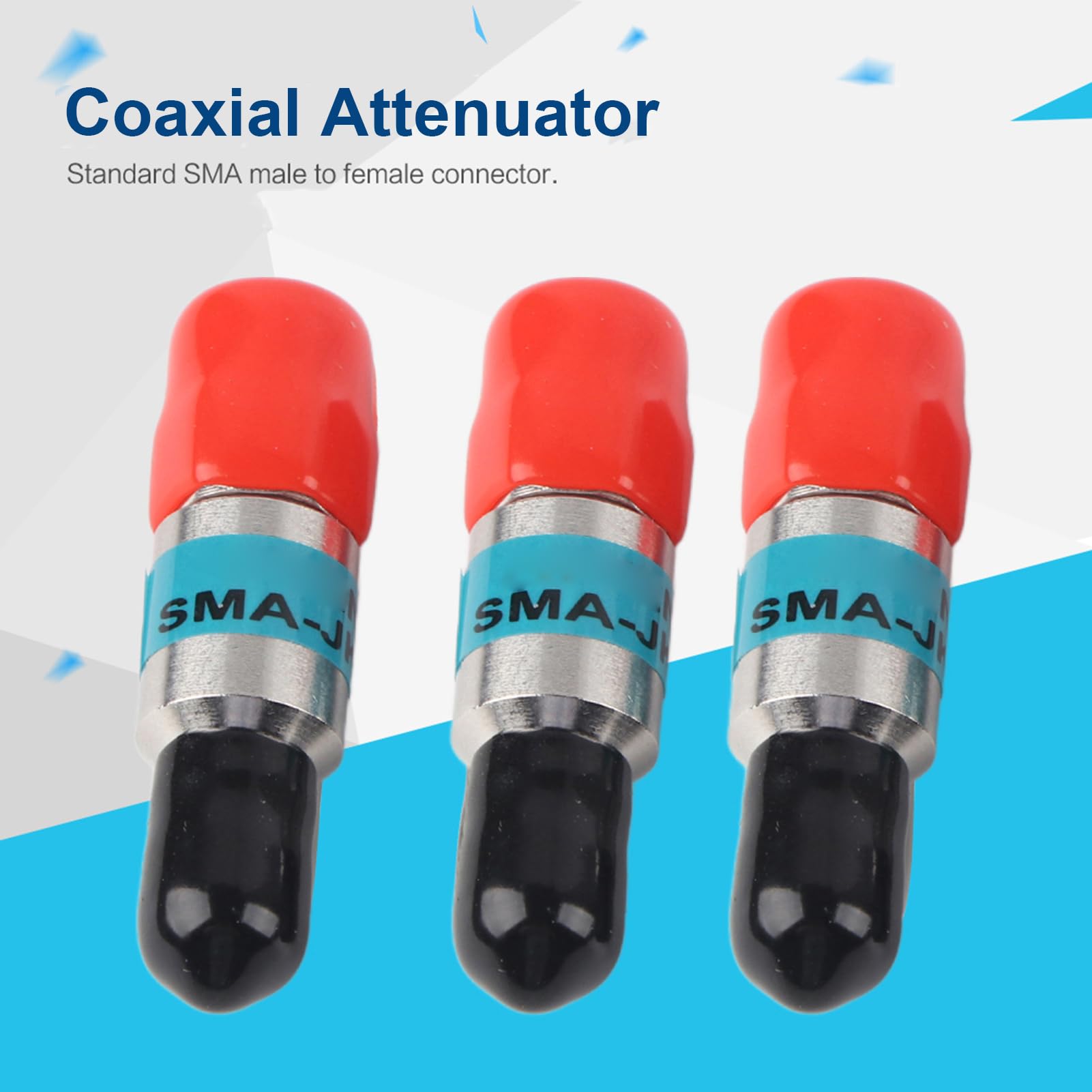 SMAJK Male to Female RF Coaxial Attenuator 2W 6GHz 50? 1?30dB (20db)