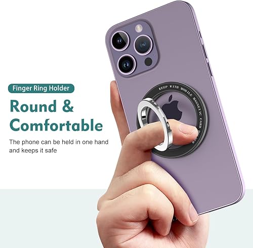 Miniatura 6 de Soporte magnético de anillo de teléfono para MagSafe - Soporte magnético de JCHIEN para teléfono compatible con iPhone 15, 14, 13, 12 ProPro