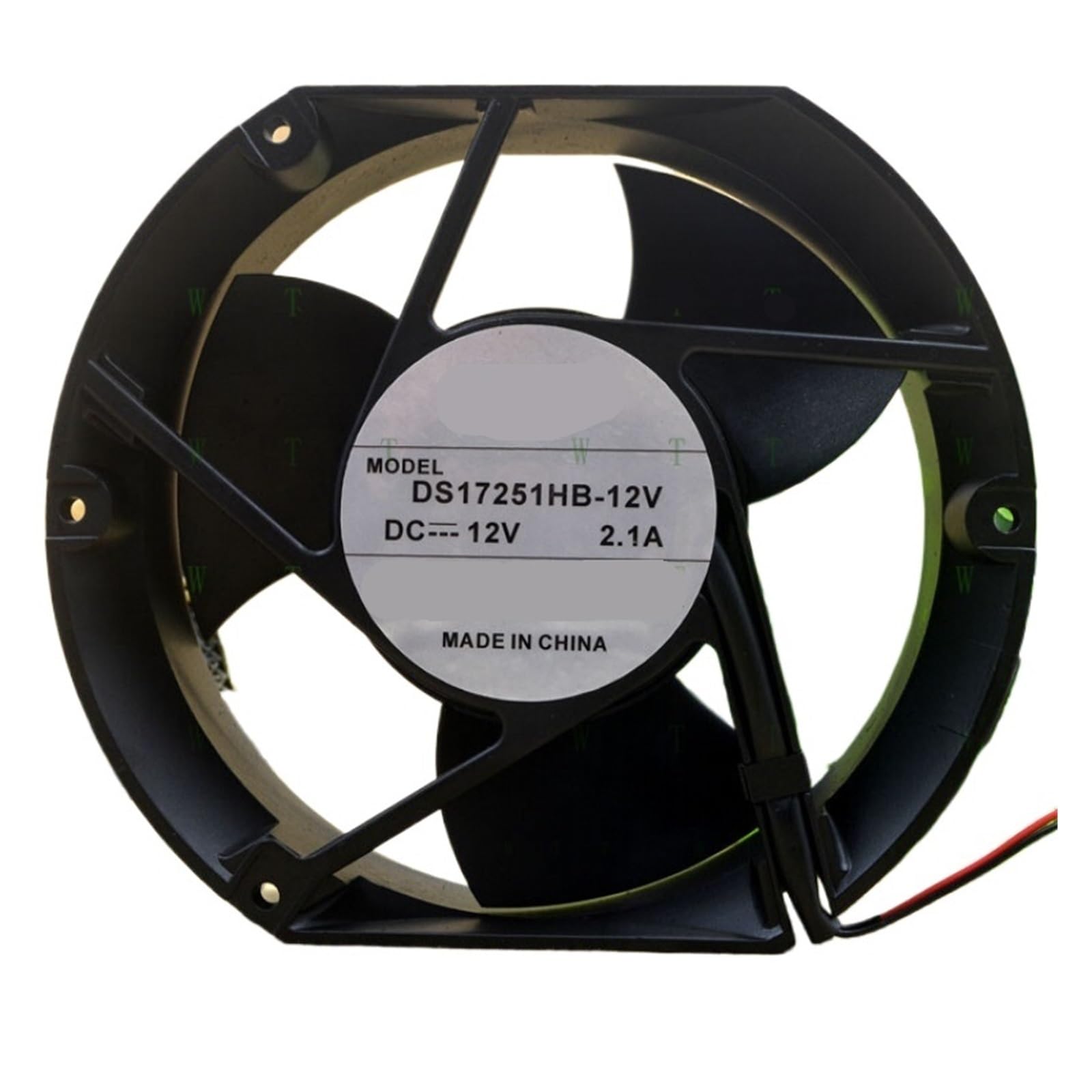 Ventilateur de refroidissement 17cm pour armoire électrique DC 12V 2.1A