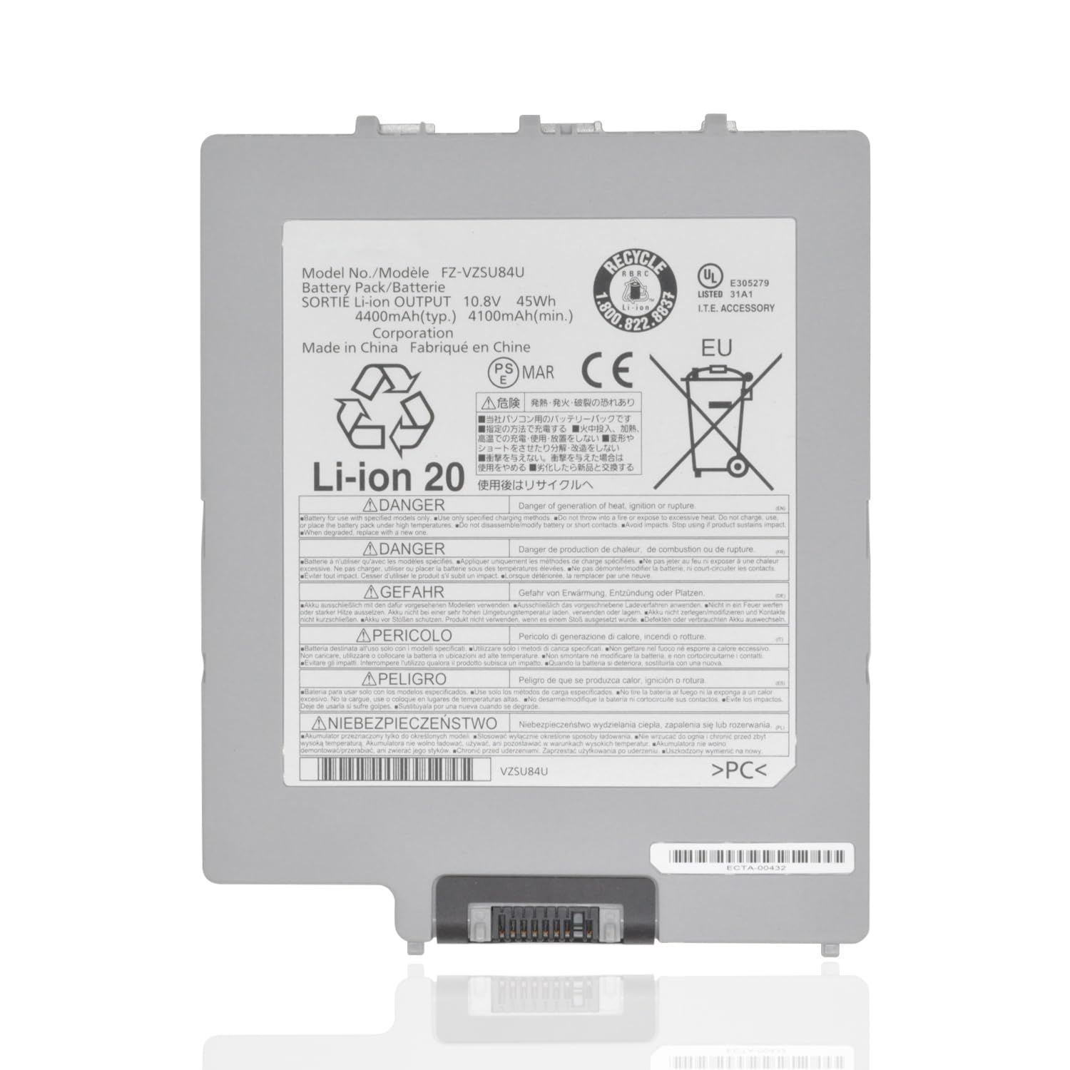 CQCEO FZ-VZSU84U Battery Panasonic FZ-G1 FZ-G1AABDXER Toughpad