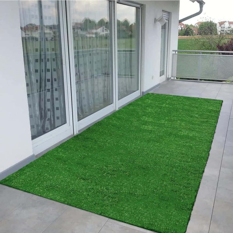 Image of 45 MM Multipurpose Anti Skid Artificial Green Grass Mat /Floor Mat /Carpet /Rug /Garden Carpets for Indoor /Outdoor /Balcony /Roof /Terrace