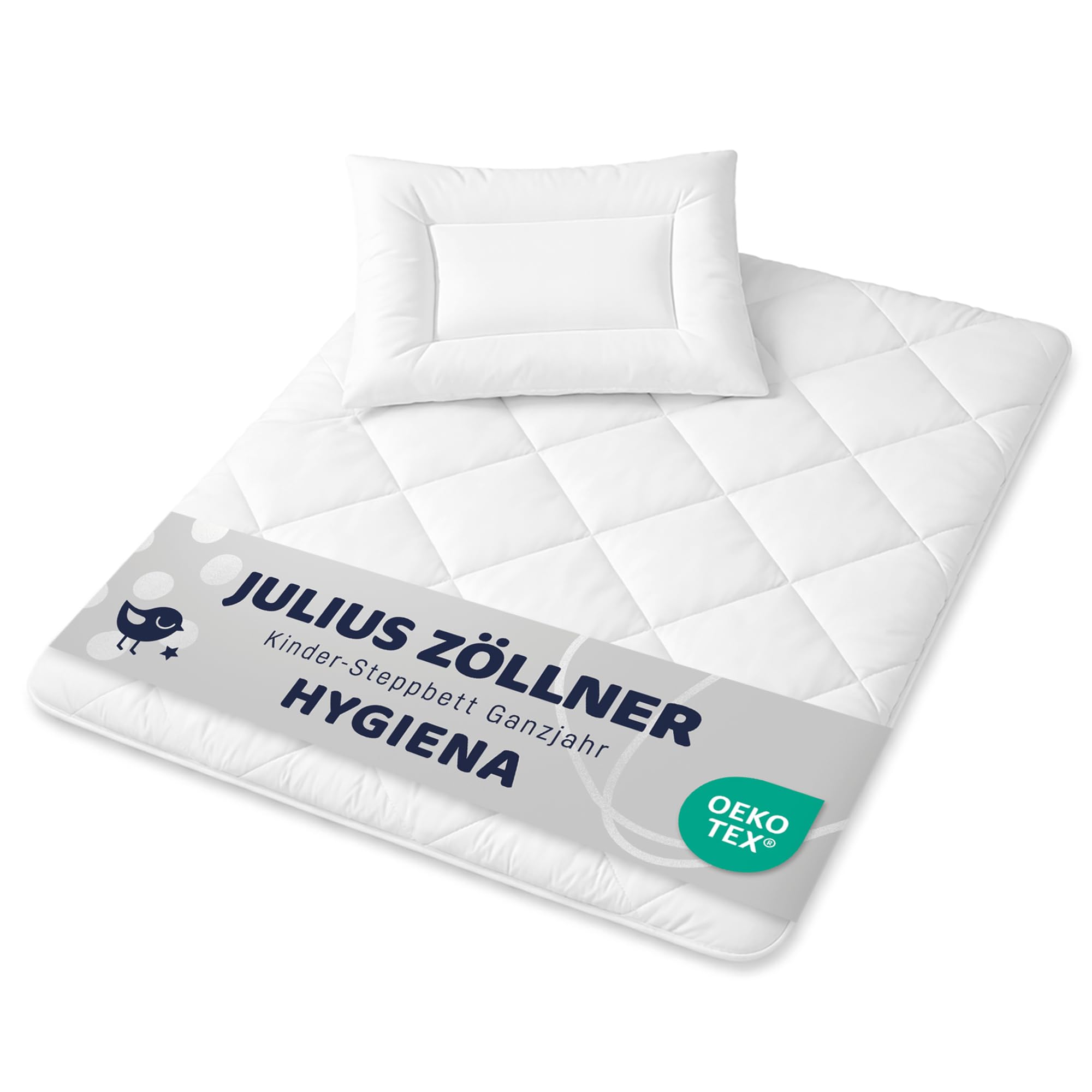 Zöllner 4071130000 Hygienika - Trapunta per bambini, 100 x 135 cm, con cuscino 40 x 60 cm