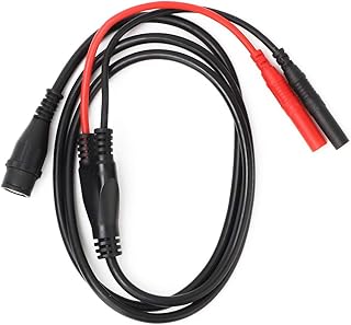 P1206 BNC Male Plug to Straight Banana Plug Coaxial Cable, Oscilloscope Test Extension Coaxial Line Cable BNC Male Connector Plug 100cm