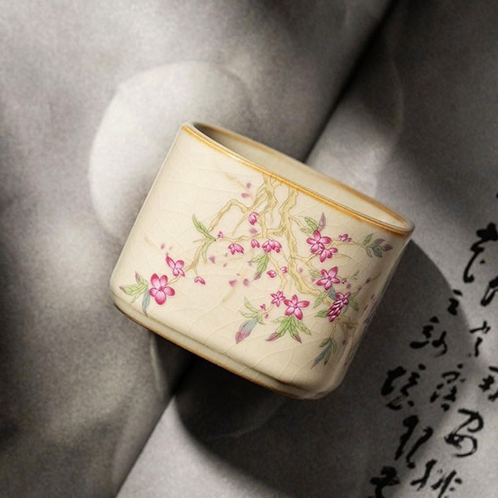 GSOUL Kungfu Tea cup Kitchen Exquisite Tea Cup Personal Host Drinking Single Ceramic Kung Fu Set Small Tea Cups