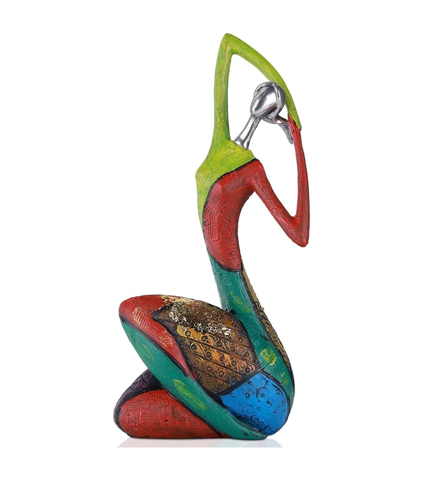 Regali per la nuova casa Statua della signora Figurina Pittura a olio Donna Scultura Decor Resina Ornamento Zen Arti Decorazioni uniche(Design a Standard)