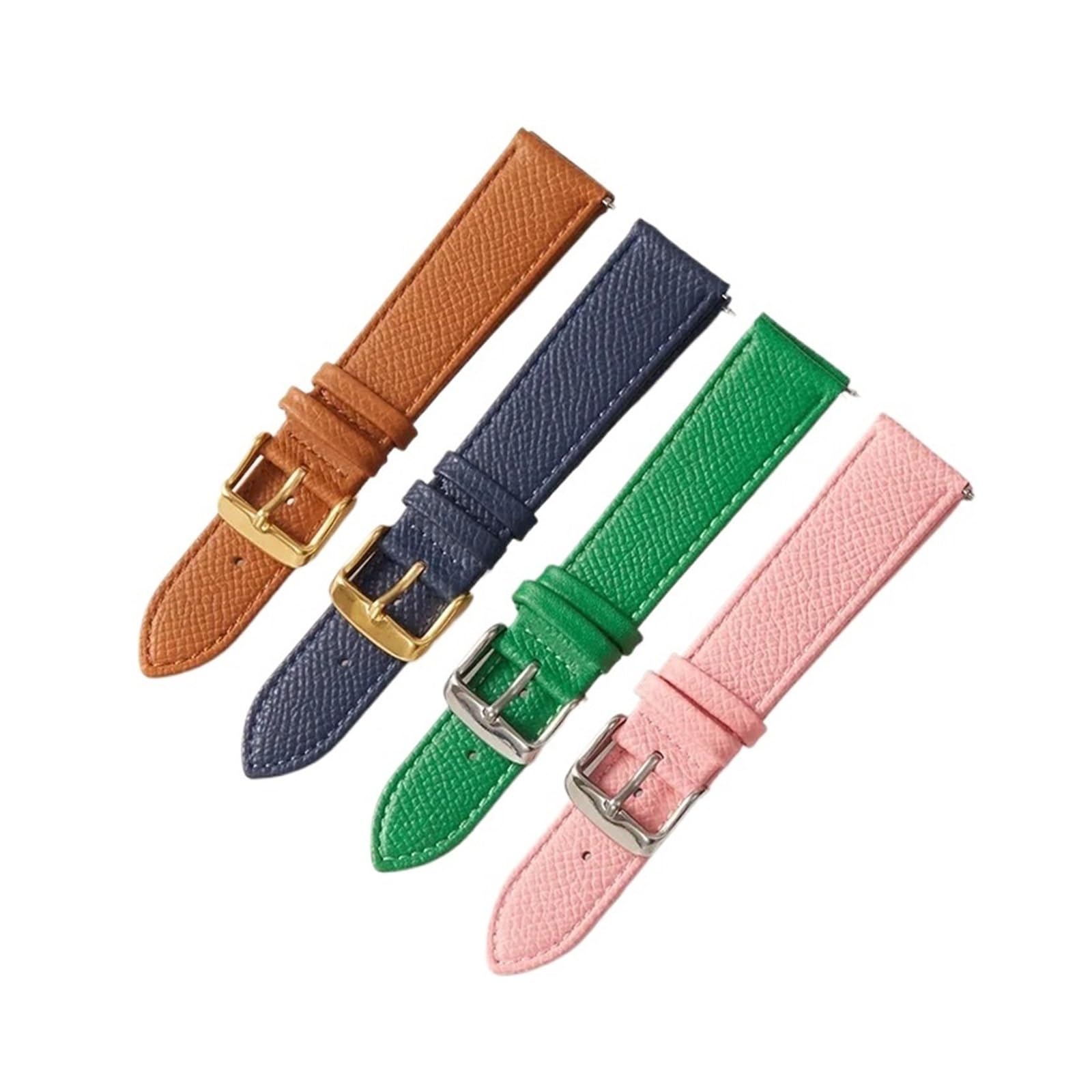 YINGO Handgefertigtes Uhrenarmband Mit Palmenmuster, Kalbsleder, 18 Mm, 20, 22, 24, Zubehör