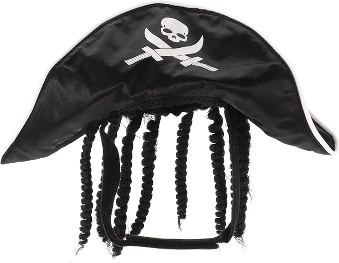 Disfraz de pirata para perros y gatos Halloween Skull miniatura 5