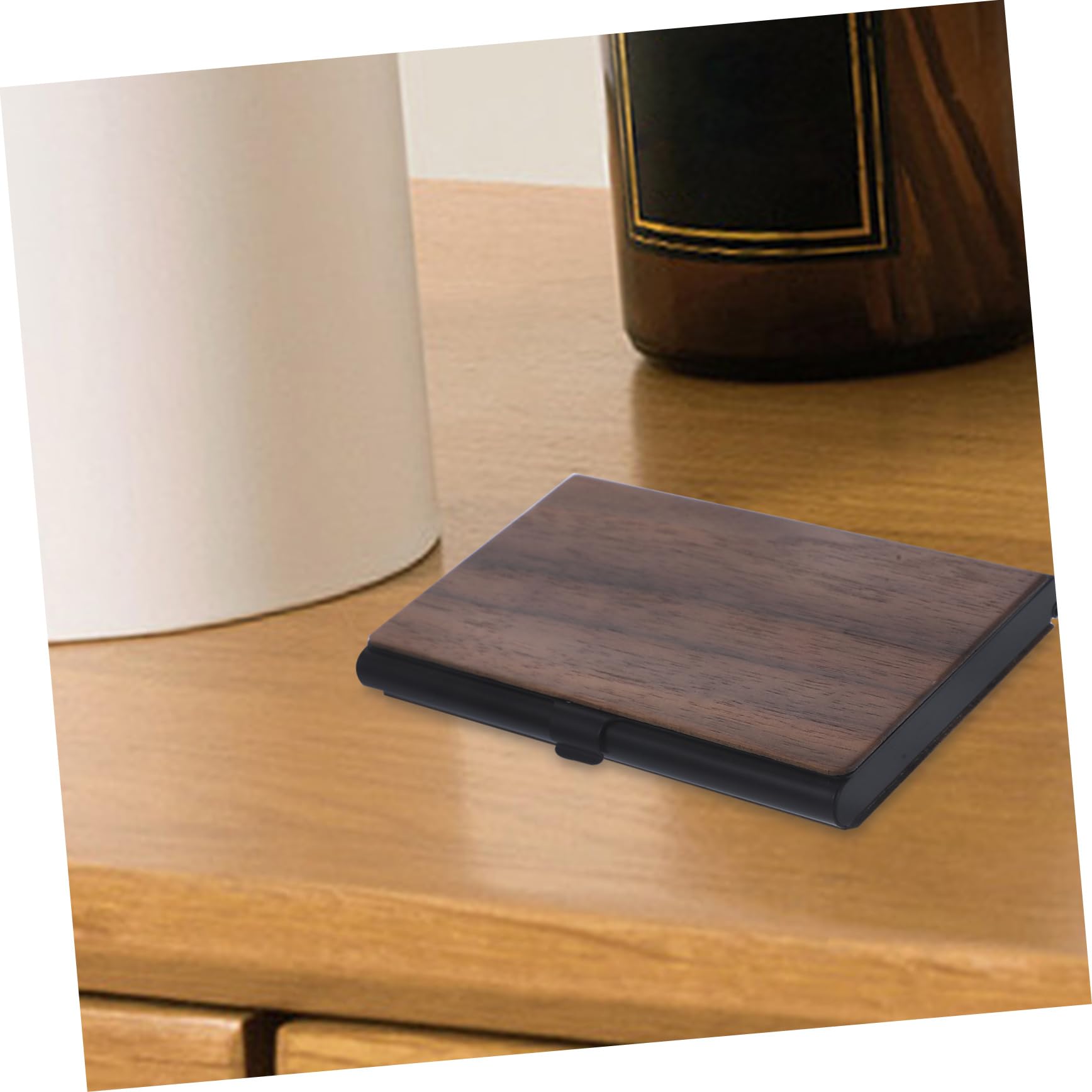 NUOBESTY 5pezzi Porta Biglietti Da Visita Organizer Multi-funzione Per Ufficio Custodia Portatile Per Carte Di Credito e Biglietti Da Visita Per Cliniche e Negozi