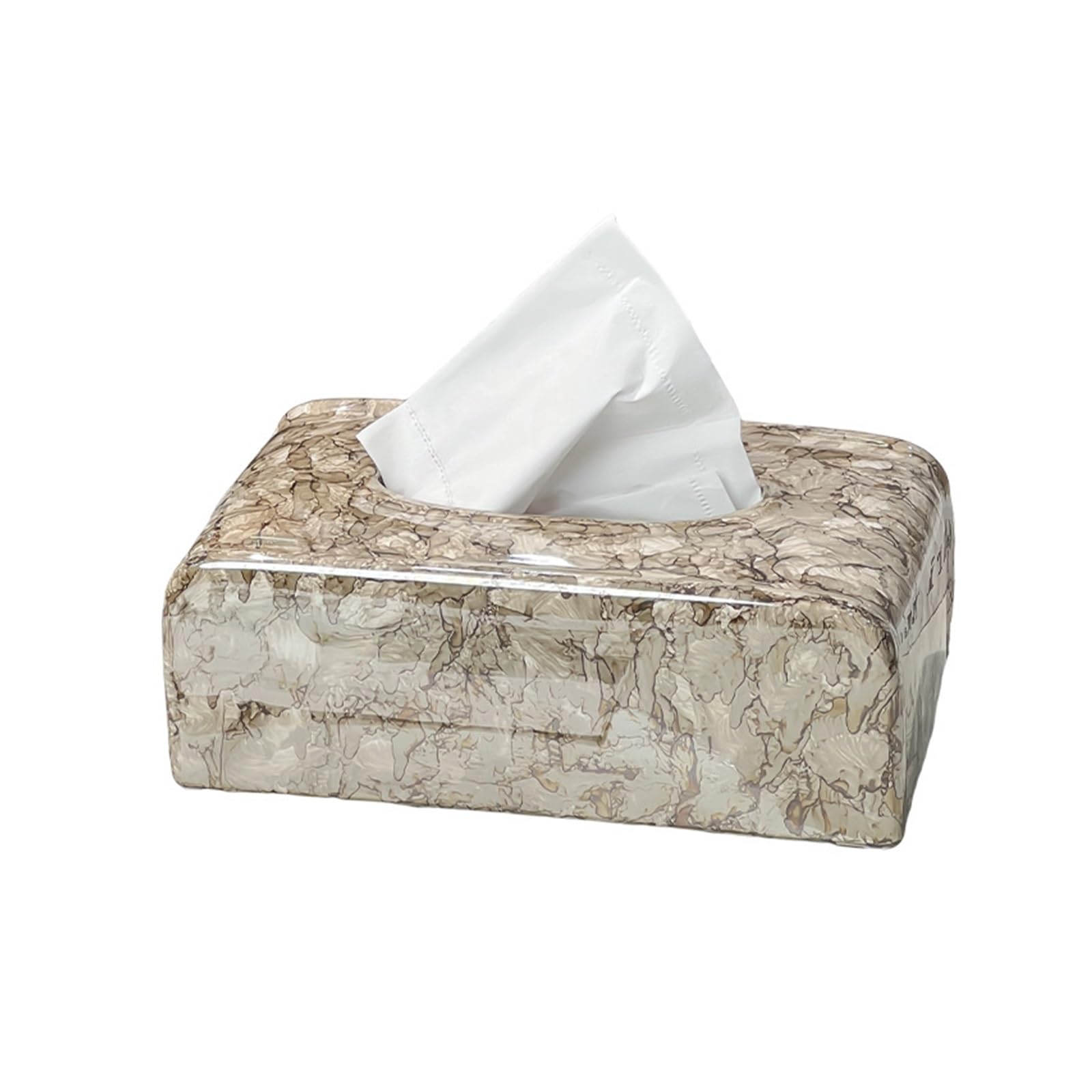 Luxury Ceramic Tissue Box, Living Room Napkin Creative Coffee Table Ornament